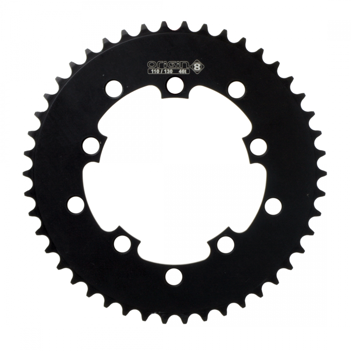 CHAINRING 10H OR8 46T 110/130 BLK 1/8