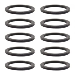 BB PART AXLE WASHER SUNLT ISIS BLK BGof10