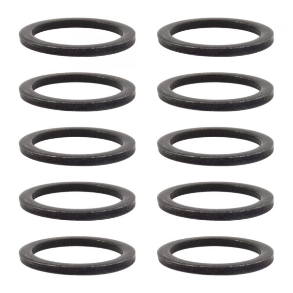 BB PART AXLE WASHER SUNLT ISIS BLK BGof10