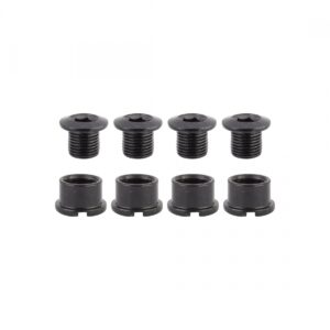 CHAINRING BOLT SET OR8 THRUSTER MTB/BOOST/FAT SINGLE STL BK