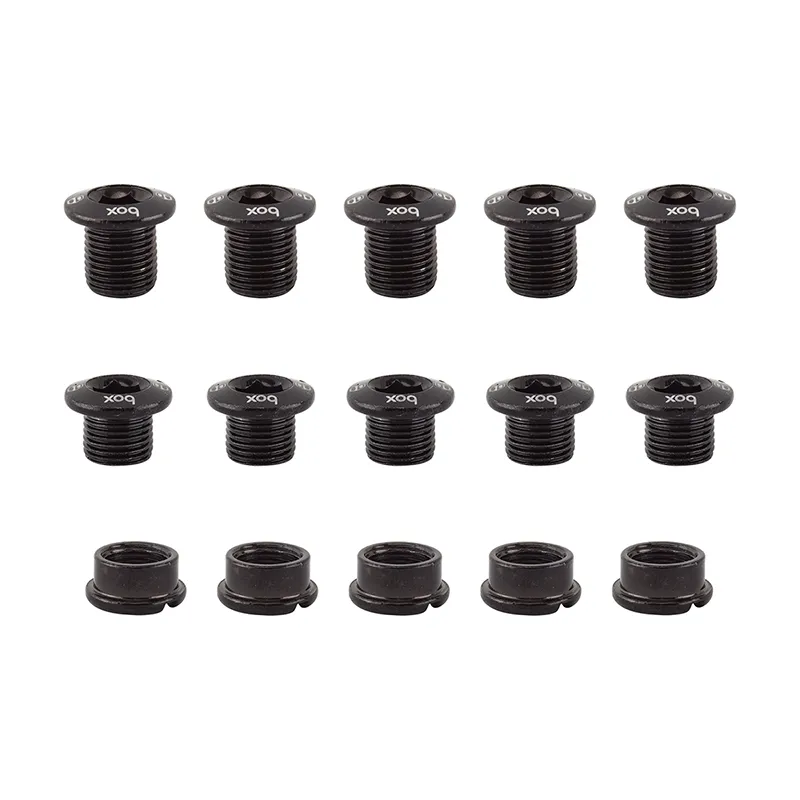 CHAINRING BOLT SET BOX CRMO MULTI-FIT 15pc BK