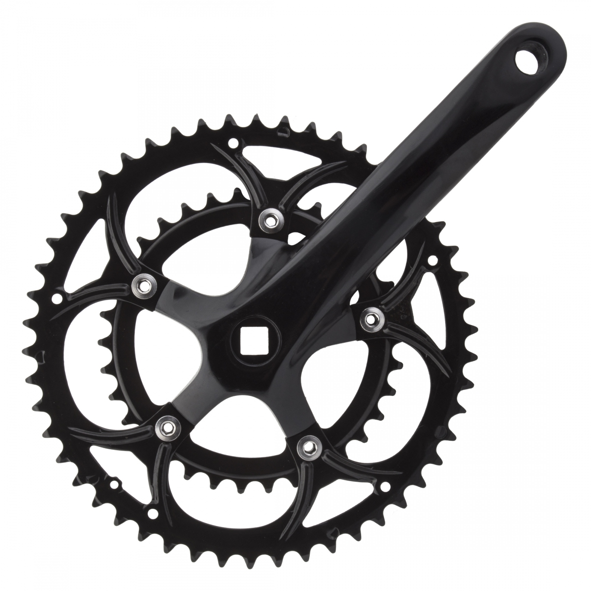 CRANKSET SUNLT RD 172x50/34 SQ BLK