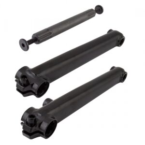 CRANKARM SET SE BIKES BMX RAD CROMO 175 3PC 19mmx8T SPLINE BK w/BB AXLE