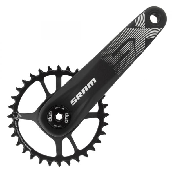 CRANKSET SRAM SX EAGLE 175x32 DM DUB XSYNC2 STL w/oCUPS BK 12s