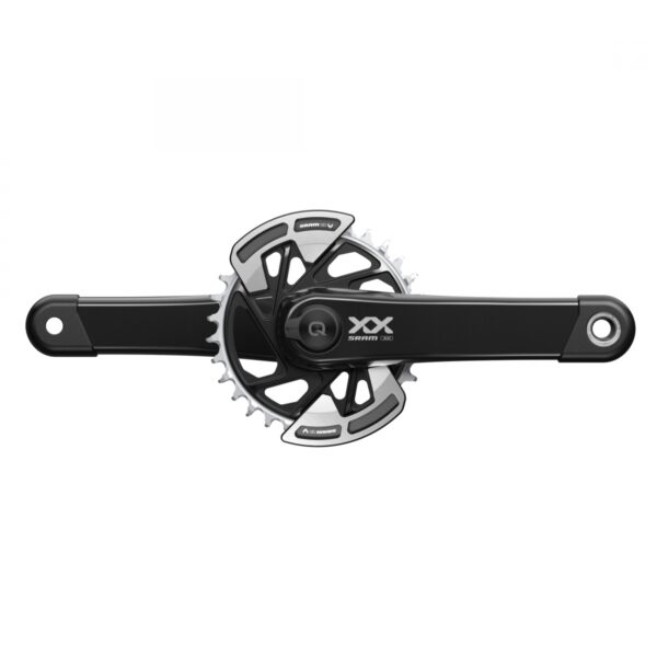 CRANKSET SRAM XX EAGLE POWERMETER SPINDLE 165x32 Q174 CL55 DUB 2-GUARDS NoBB BK T-TYPE