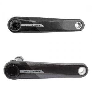 CRANKARM SET SRAM FORCE D2 DUB WIDE 8-BOLT 175 IR-BK NO-BB/SPIDER/CHAINRINGS