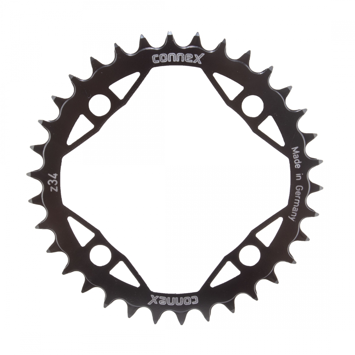 CHAINRING EBIKE CONNEX f/BOSCH-III/YAMAHA/BROSE/BAFANG NARROW-WIDE 104mm 34T 4B BK