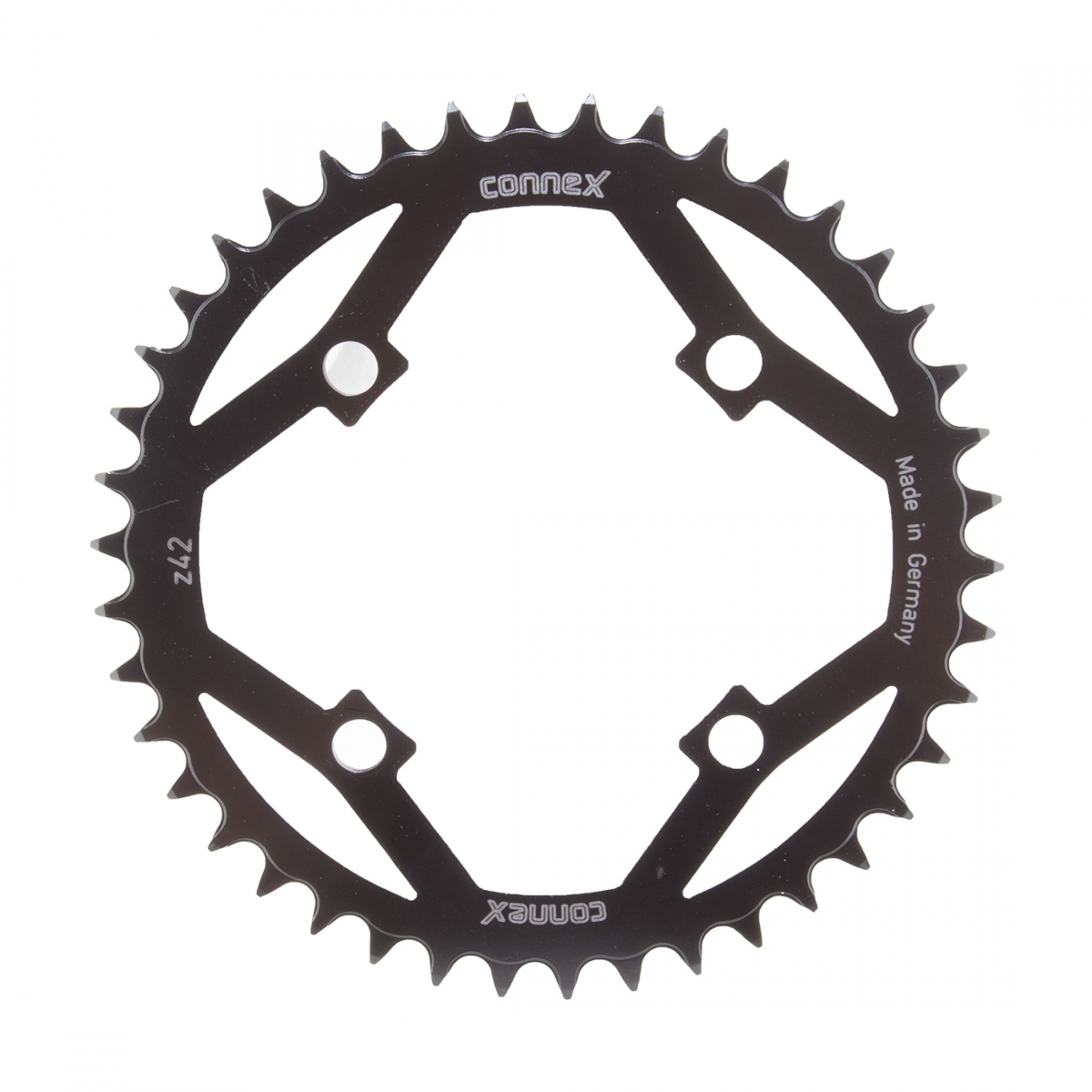 CHAINRING EBIKE CONNEX f/BOSCH-III/YAMAHA/BROSE/BAFANG NARROW-WIDE 104mm 42T 4B BK