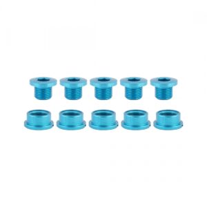 CHAINRING BOLT SET OR8 SINGLE ALY BLU