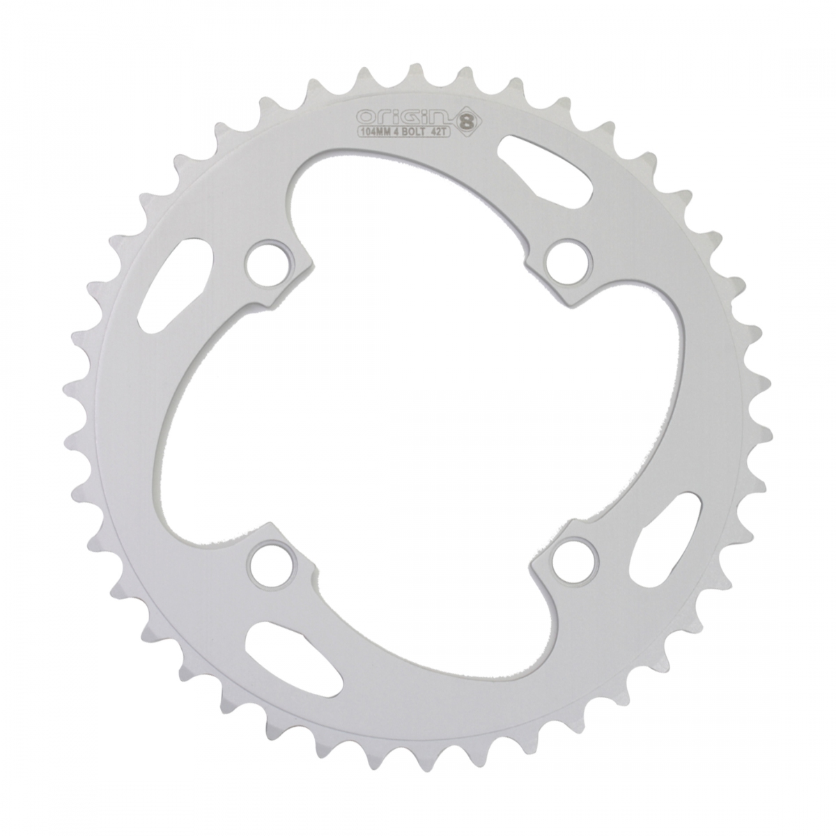 CHAINRING OR8 104mm 42T 4BOLT ALY SIL