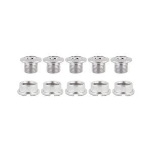 CHAINRING BOLT SET OR8 SINGLE STL CP