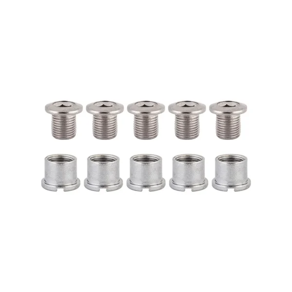 CHAINRING BOLT SET OR8 DBL STL CP