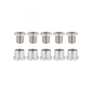 CHAINRING BOLT SET OR8 DBL ALY SIL