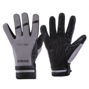 GLOVES PROVIZ REFLECT360 WATERPROOF XXL BK/GY