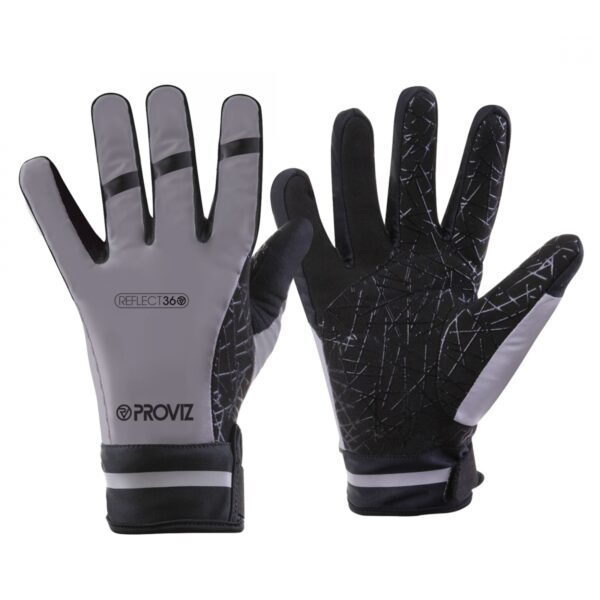 GLOVES PROVIZ REFLECT360 WATERPROOF XXL BK/GY