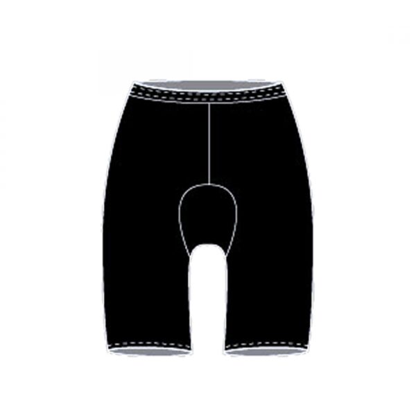 CLOTHING SHORTS ADMO PAD SKINS WOM BK LG