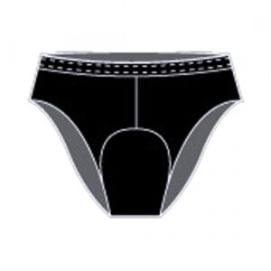 CLOTHING SHORTS ADMO PAD BRIEF WOM BK LG