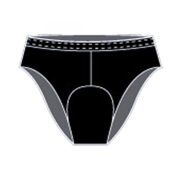 CLOTHING SHORTS ADMO PAD BRIEF WOM BK LG
