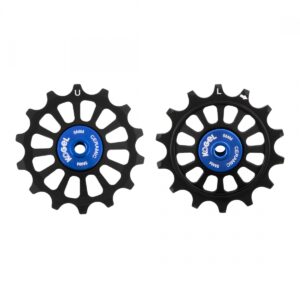 DER PART KOGEL PULLEY ALLOY 14T/14T OS HYBRID CERAMIC FOR SRAM EAGLE NW PR BK/BU (K)