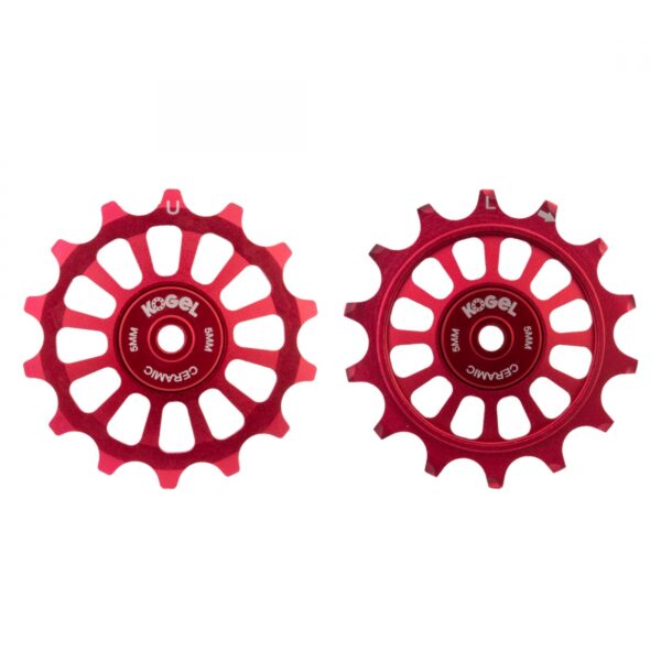 DER PART KOGEL PULLEY ALLOY 14T/14T OS HYBRID CERAMIC SHI M9100 PR RD (K)