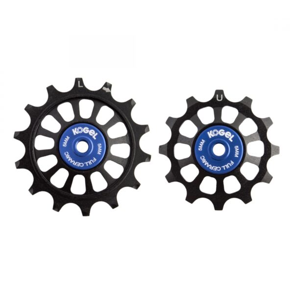 DER PART KOGEL PULLEY ALLOY OS 12/14T FULL-CERAMIC SHI R9100/R8000/R7000 PR BK/BU