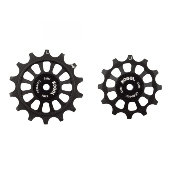 DER PART KOGEL PULLEY ALLOY 12T/14T OS HYBRID CERAMIC SHI M9200 PR BK