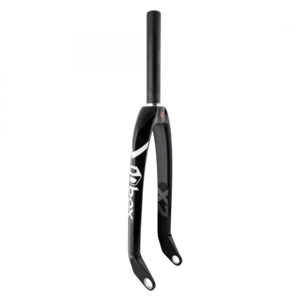 FORK BOX ONE X2 PRO CARBON 1-1/8in 24inx20mmTA BLADES CR-MO STEERER BK
