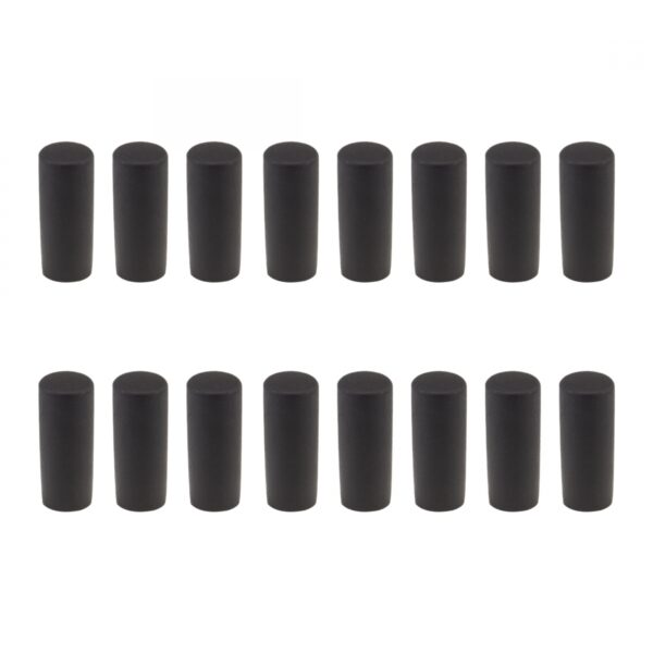 FENDER PART PB RUBBER STAY CAP BAGof8 BK