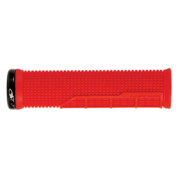 GRIPS LIZARD LOCK-ON MACHINE SGL CLAMP RD/BK
