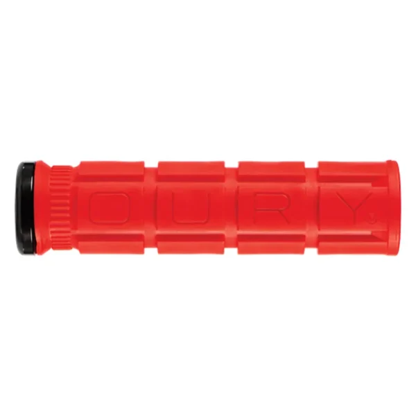 GRIPS OURY MTN LOCK-ON SGL CLAMP RD/BK