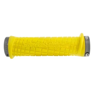 GRIPS ODI LOCKON BONUS MTN TROY LEE YL/GY w/CLAMP