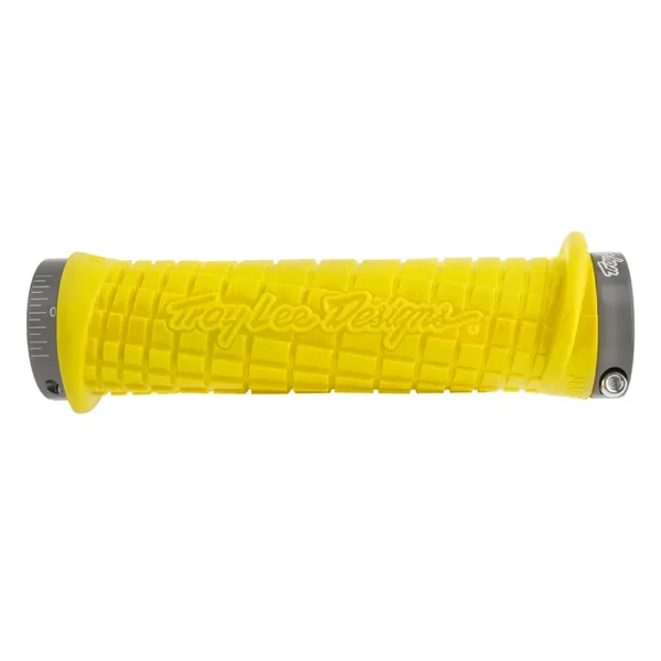 GRIPS ODI LOCKON BONUS MTN TROY LEE YL/GY w/CLAMP