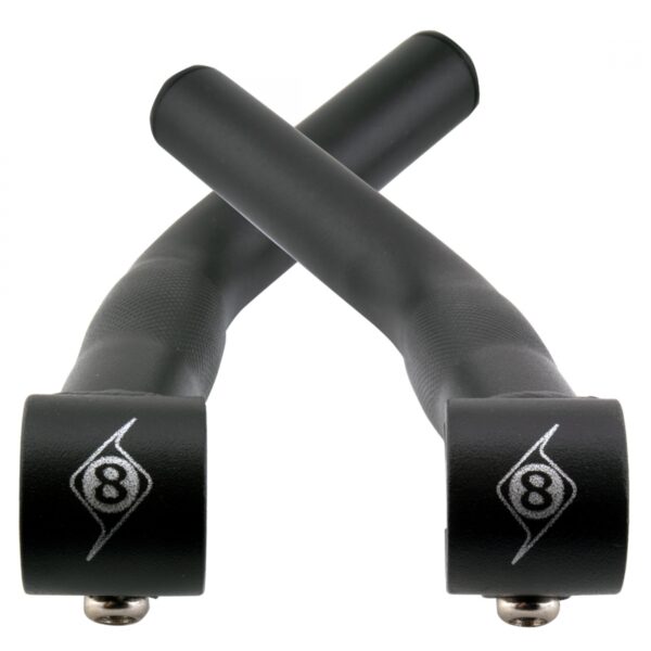 HB END OR8 BAR ENDS C-LITE LONG ALY BK