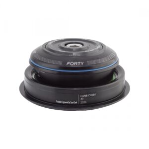 HEADSET CC SEMI-INT 40SERIES 1-1/8x1.5CART 40mmCROWN TAPER STEERER BK  ZS44/28.6|ZS56/40