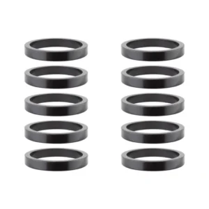 HEAD PART OR8 SPACER ALY 5mmx1-1/8 BK BGof10