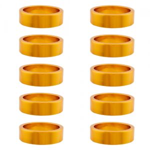 HEAD PART OR8 SPACER ALY 10mmx1-1/8GD-ANO BGof10