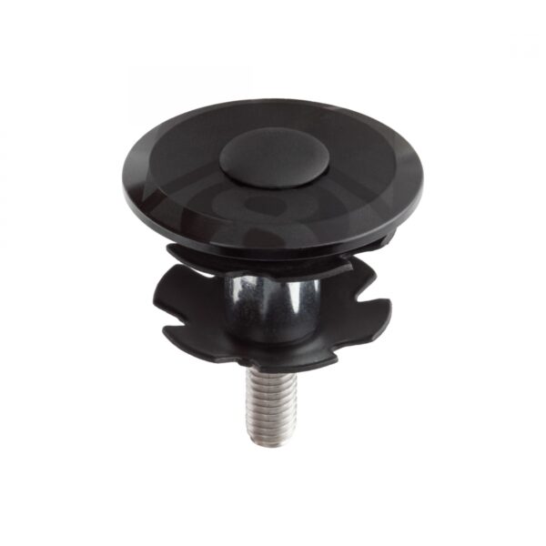 HEAD PART OR8 AHEAD CAP LOWPROFILE ALY 1-1/8 BK wSS-BOLT & STARNUT