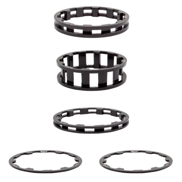 HEAD PART BOX ZERO SPACER KIT 1-1/8 5pcBK