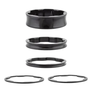 HEAD PART BOX TWO SPACER KIT 1-1/8 5pc BK