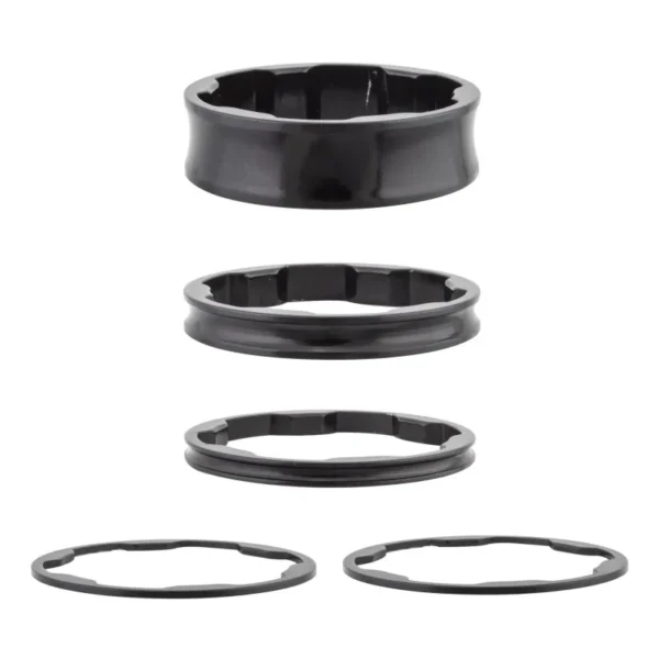 HEAD PART BOX TWO SPACER KIT 1-1/8 5pc BK