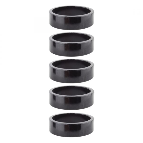 HEAD PART WMFG SPACER ALY 10mmx1-1/8 BK BGof5
