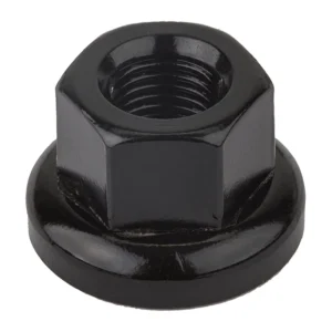 HUB AXLE NUT OR8 CRMO FT M9x1.0 PR BK