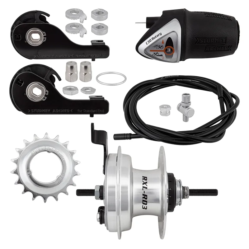 HUB RR S/A 3sp RXLRD3 DRUM 90mm 36 SL w/TRIM KIT/TWIST-SHIFTER TSC34 135/185mm 18T ROTARY