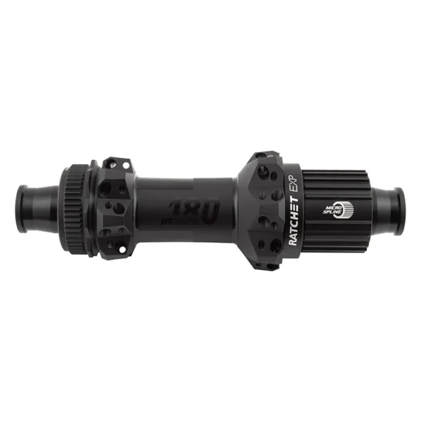 HUB RR DT 180 STRAIGHT PULL MTB 28x148x12mmTA CL 12sCAS MICROSPLINE RATCHET EXP BK (K)