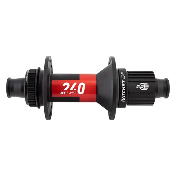 HUB RR DT 240 MTB 28x148x12mmTA MICROSPLINE RATCHET EXP CL BK (L)