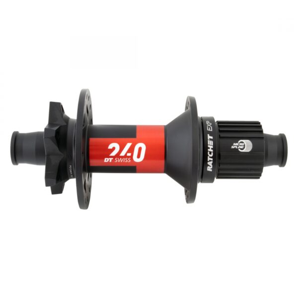 HUB RR DT 240 MTB 32x148x12mmTA MICROSPLINE 54T RATCHET EXP 6B BK (L)