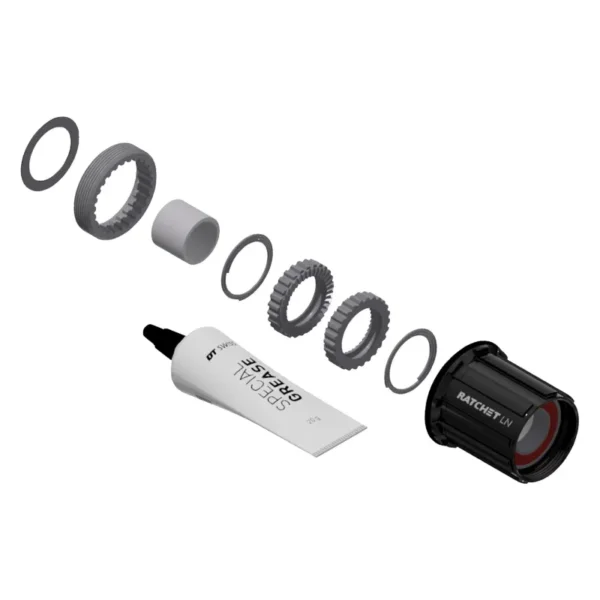 HUB CASS BODY DT UPGRADE KIT 3-PAWL TO RATCHET LN ALY 36T SHI 11sMTB