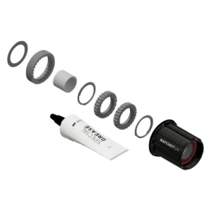 HUB CASS BODY DT UPGRADE KIT 3-PAWL TO RATCHET LN ALY 18T SHI 11sRD
