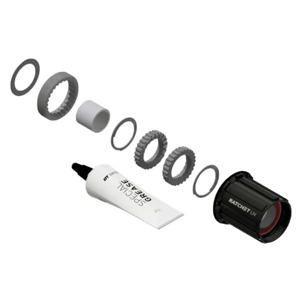 HUB CASS BODY DT UPGRADE KIT 3-PAWL TO RATCHET LN ALY 18T SHI 11sRD
