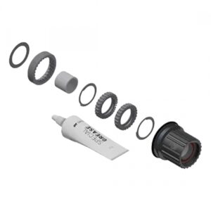 HUB CASS BODY DT UPGRADE KIT 3-PAWL TO RATCHET LN STL 36T MICROSPLINE